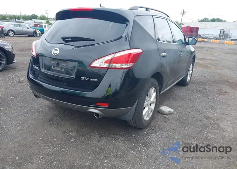 2012 Nissan Murano Sv из США, поврежденный, VIN JN8AZ1MW6CW214883